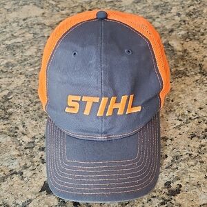 Stihl Orange and Gray‎ Trucker Hat